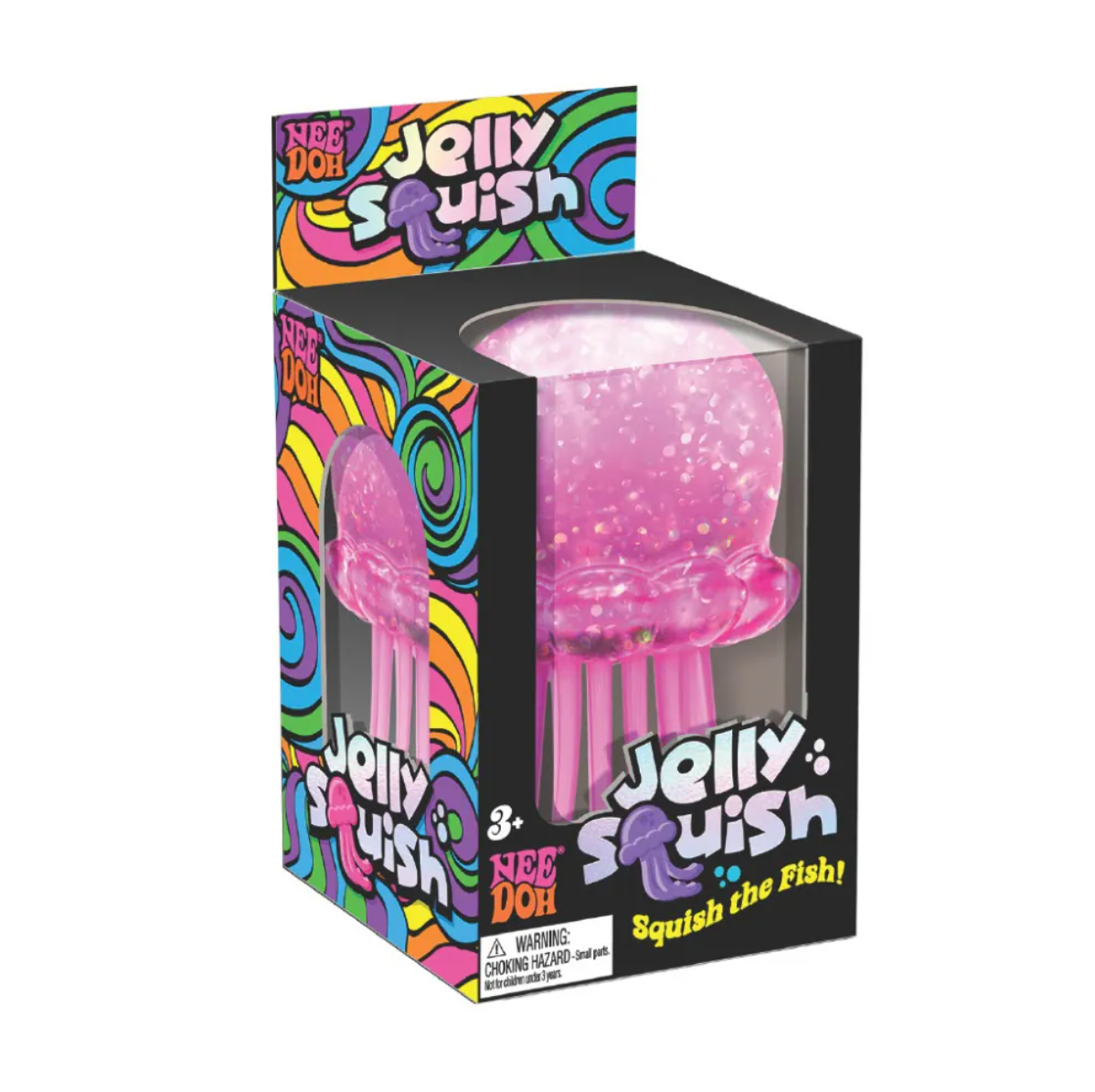 NeeDoh Giant Jellyfish Squishy 5.5 Inch Sensory Fidget Toy