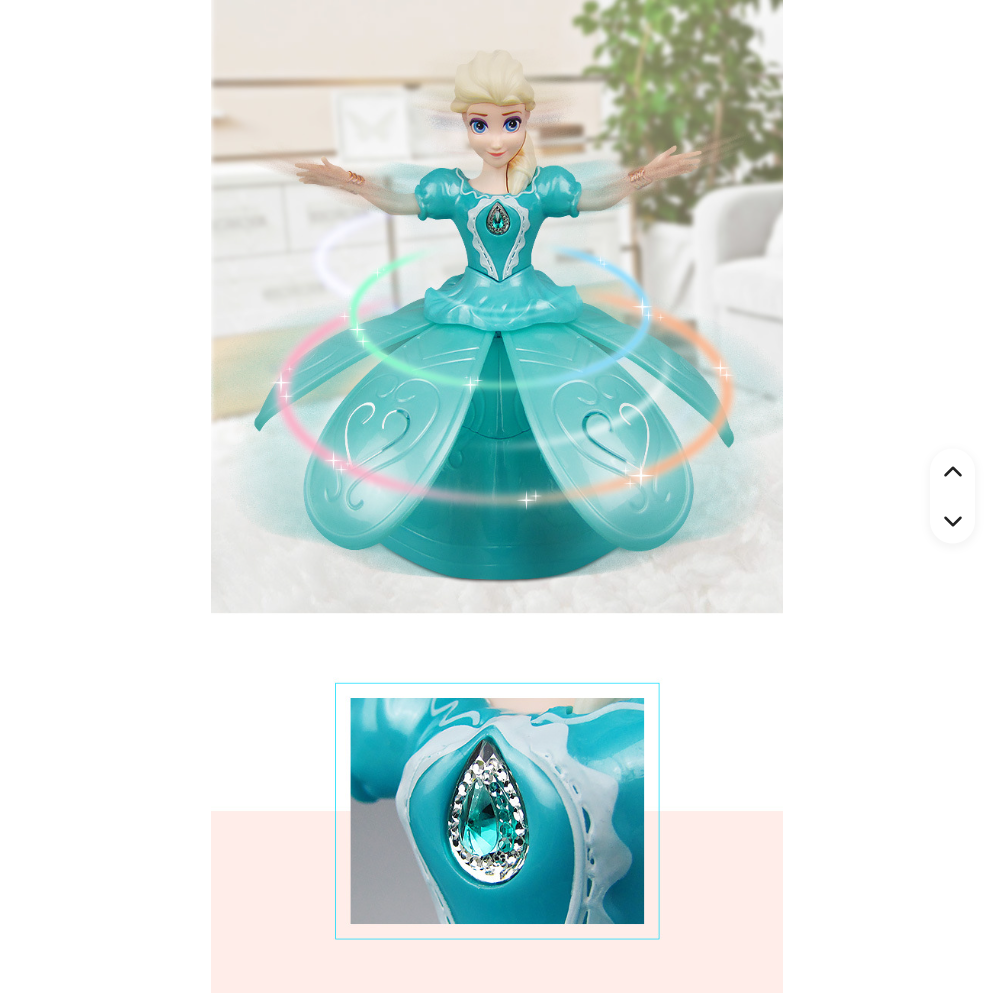 Snow  Girls Musical Dancing Doll
