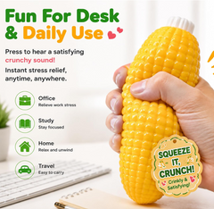 Crunchy Corn Squishy ASMR Sensory Fidget Toy