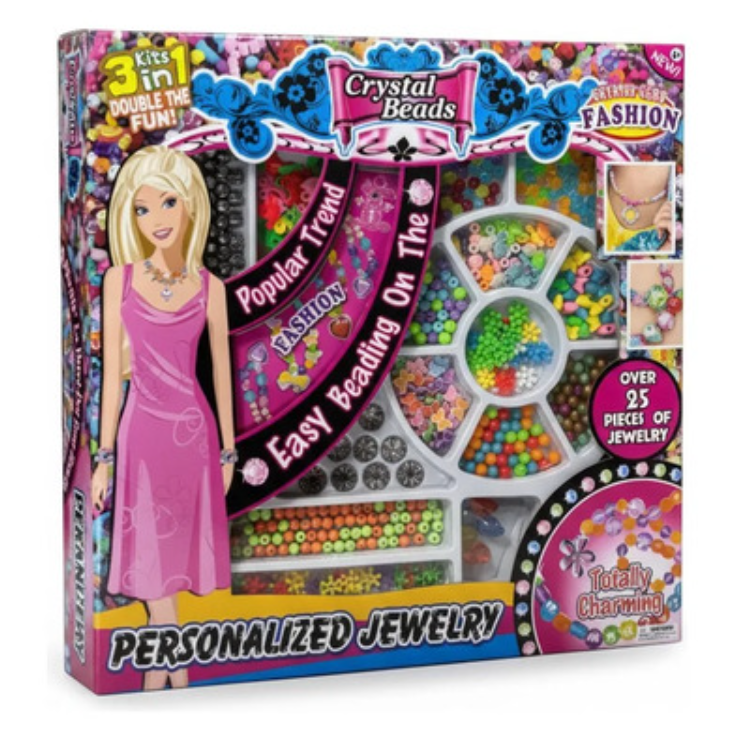 DIY Crystal Beads Jewelry Making Kit for Kids