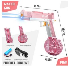 Snowall Electric Water Gun 35 Foot Range Pink or Blue Outdoor Toy