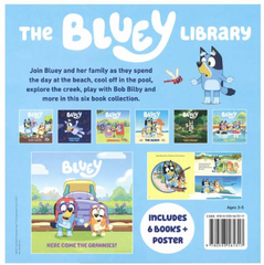 The Bluey 6 Book Hardcover Library Set