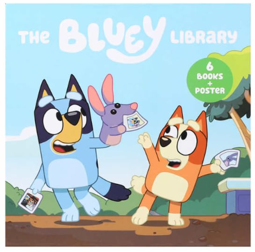 The Bluey 6 Book Hardcover Library Set