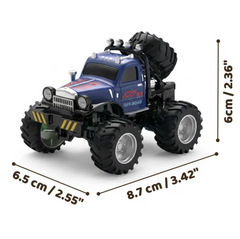 Toy Network Hyper Drive Mini RC Retro Truck 1 64 Scale Vehicle