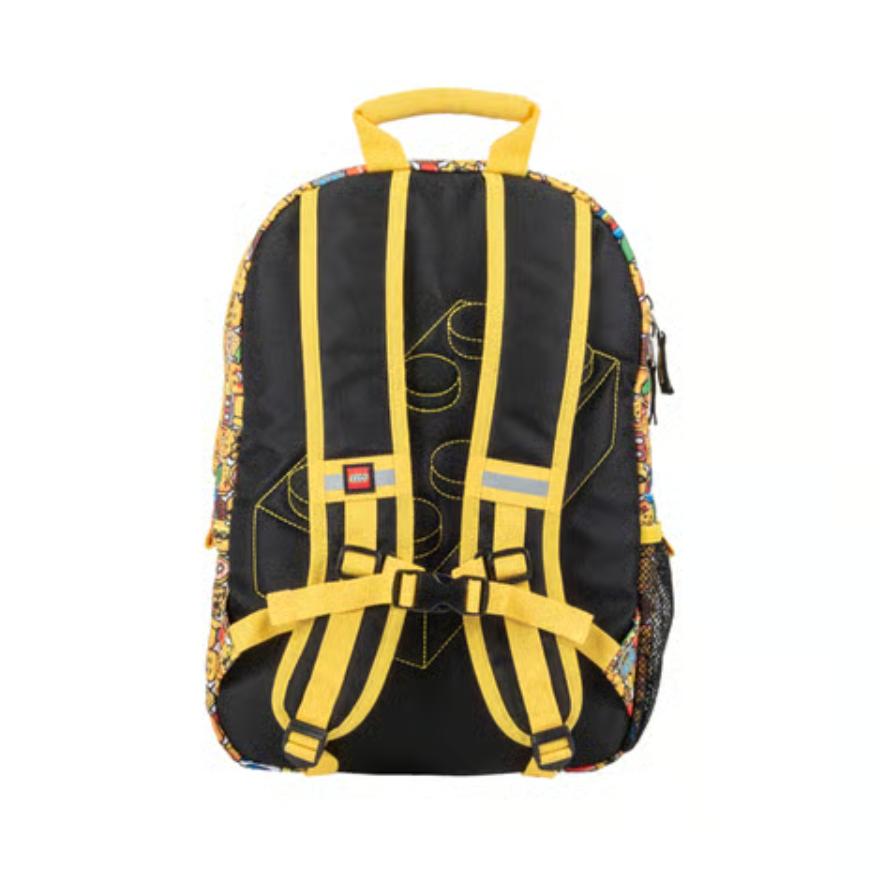LEGO Minifigure Emoji Heritage Classic 16 Inch Kids Backpack