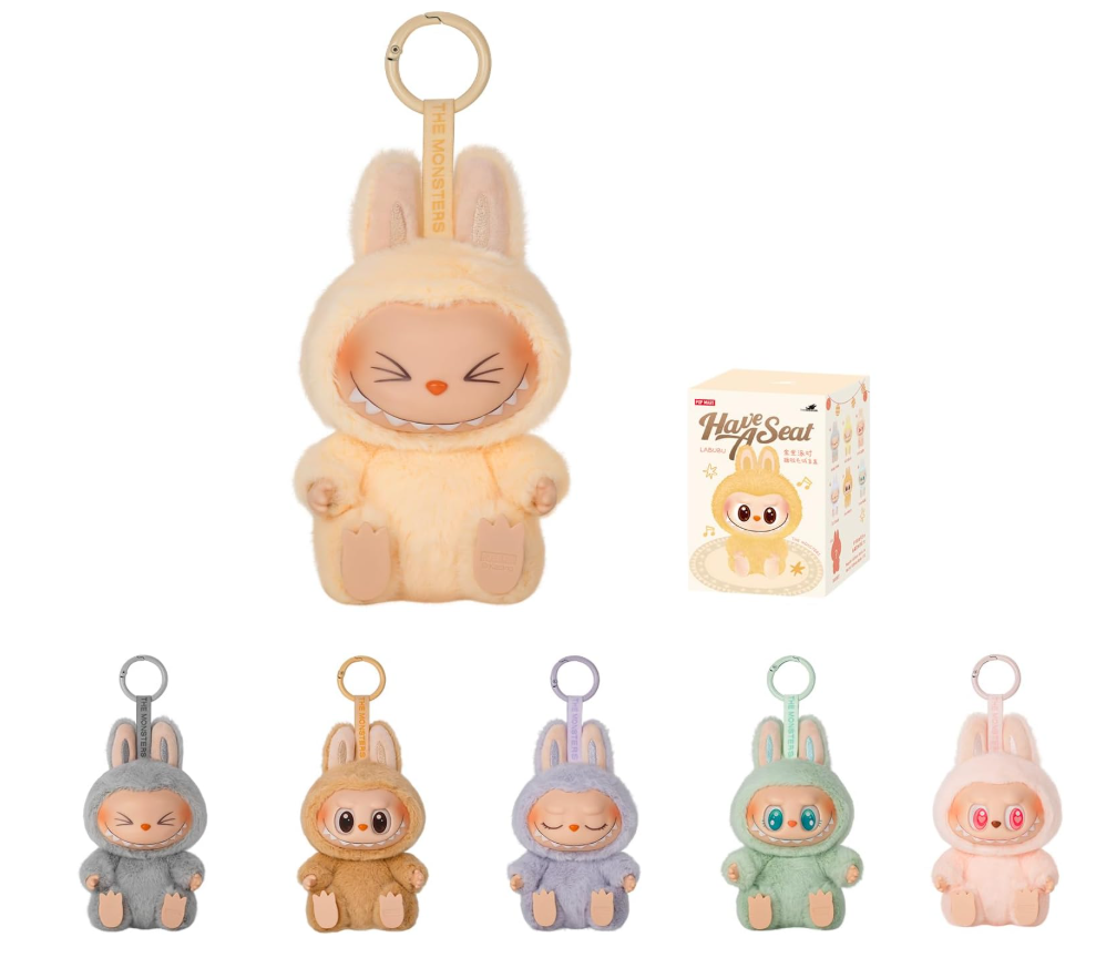 POP MART The Monsters – Have a Seat Vinyl Plush Blind Box (Random Design Collectible Figure)