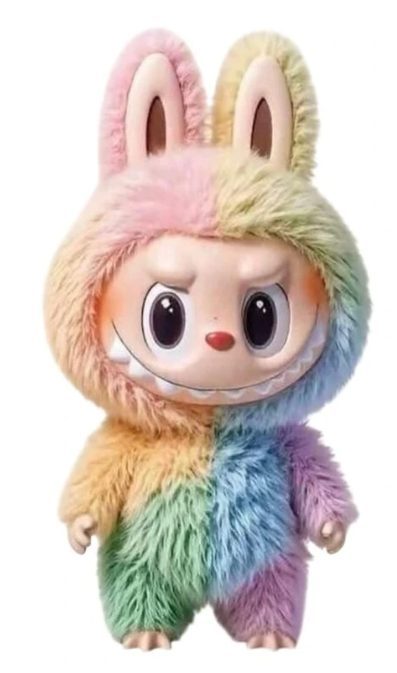 POP MART The Monsters – Rainbow Energy Keychain Plush Vinyl Face Blind Box (Random Design Collectible Plush Pendant)