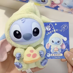 Disney Stitch Before Sleep Series 15cm Blind Box Plush Doll Keychain (Random Design Collectible Plush Toy)