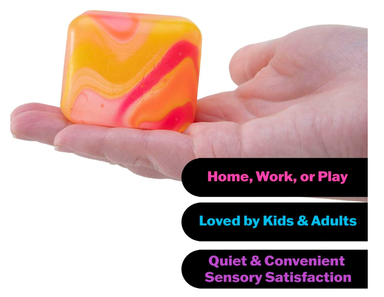 Schylling NeeDoh Nice Cube Swirl Sensory Toy