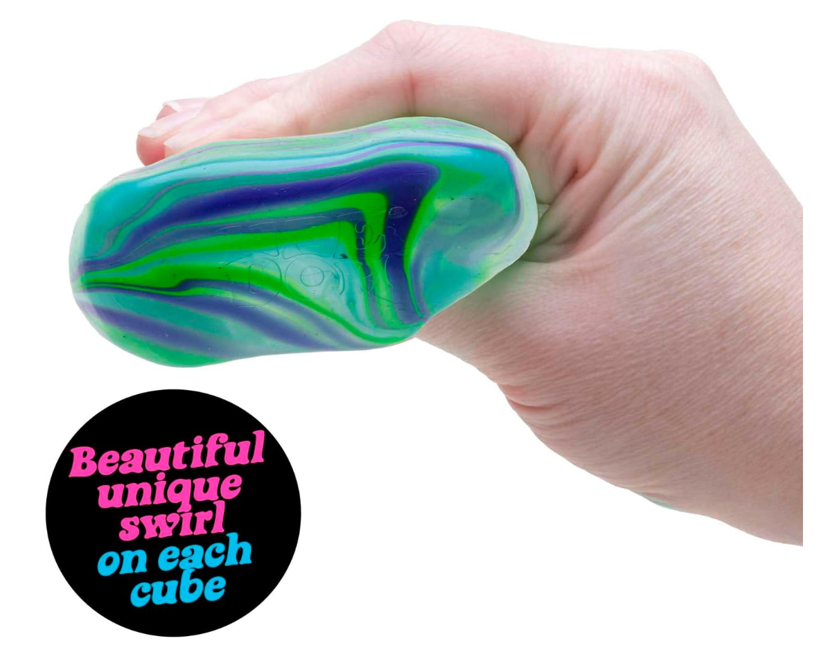Schylling NeeDoh Nice Cube Swirl Sensory Toy