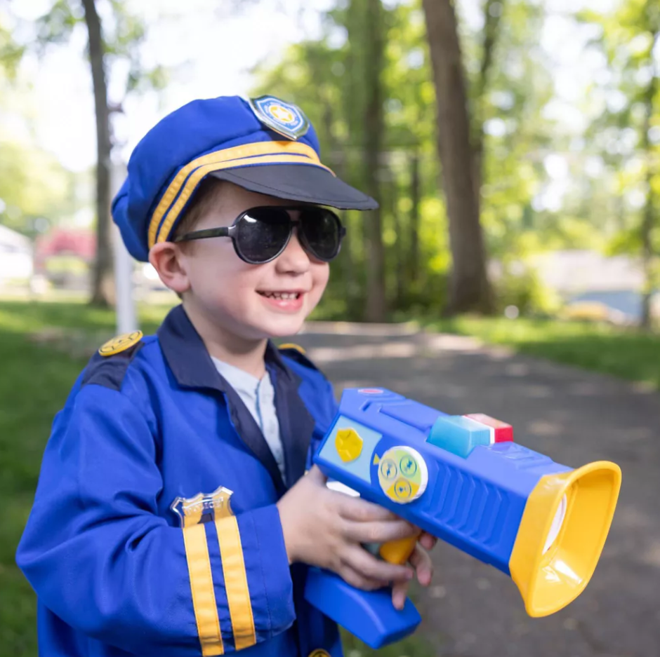 Melissa & Doug Police Speed Radar & Voice-Changing Megaphone Pretend Play Set