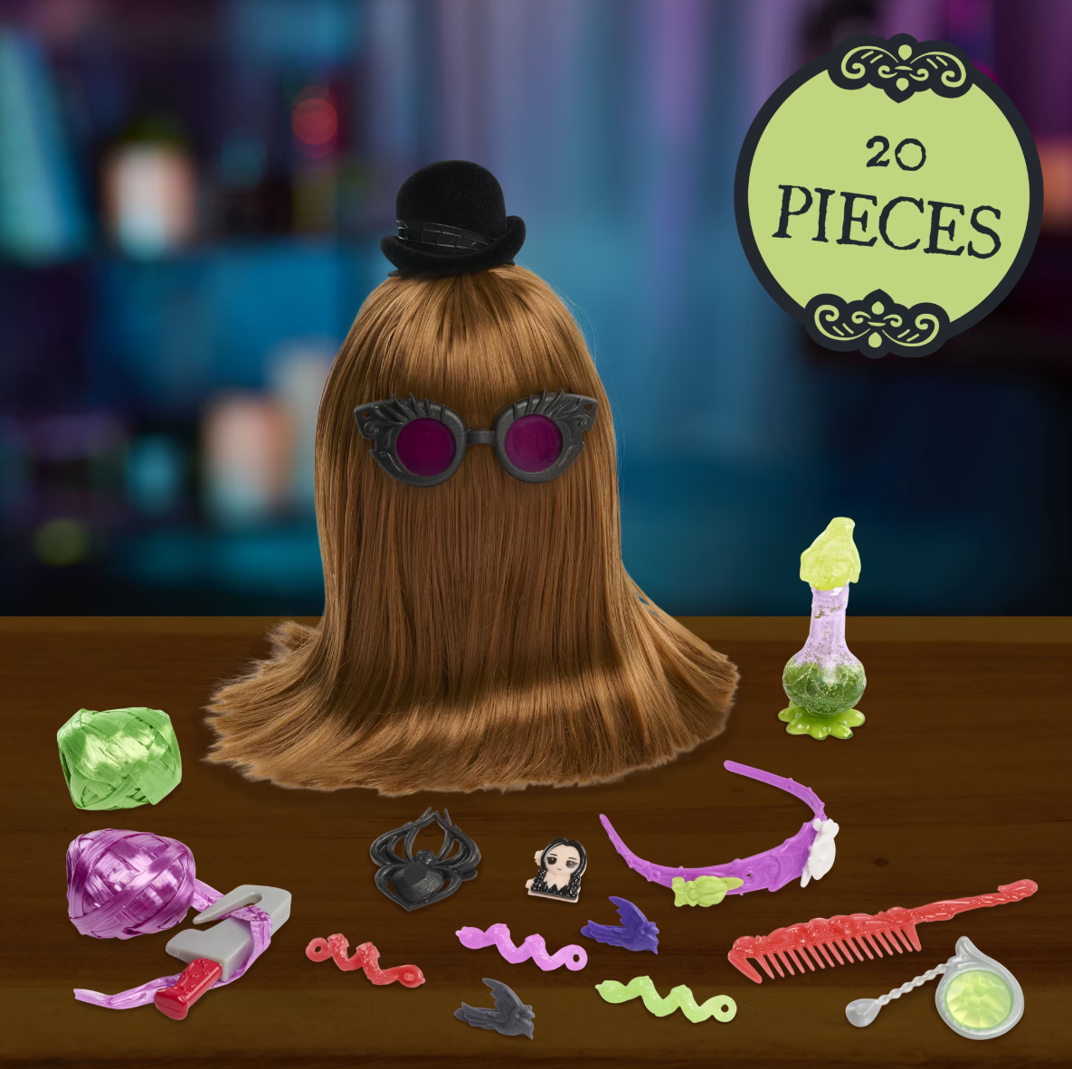 Just Play Wednesday Ignatius Itt 10 Inch Styling Head 20 Piece Set