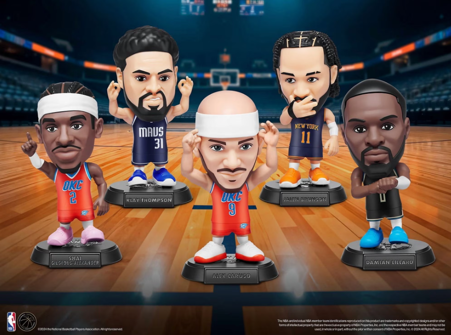 ZURU 5 Surprise NBA Ballers Series 2 4 Pack Mystery Capsule Set