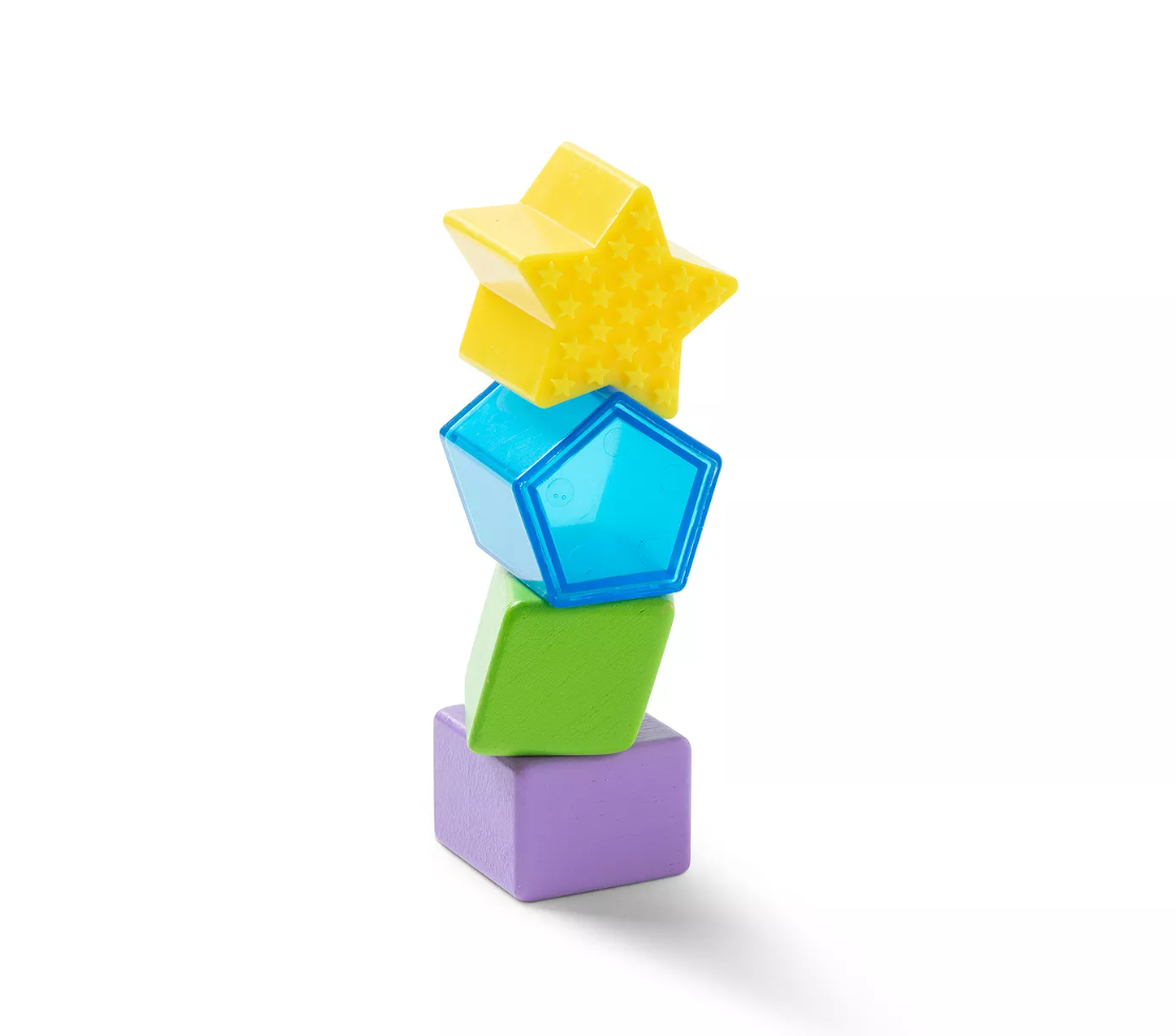 Melissa & Doug 12 Piece Dodecagon Shape Sorter Educational Toy Set