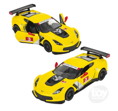 The Toy Network 5 Inch Die Cast 2016 Corvette C7R Race Car 1 Piece Random Color