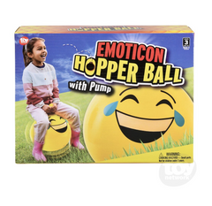 The Toy Network 18 Inch Emoticon Hopper Ball 1 Piece