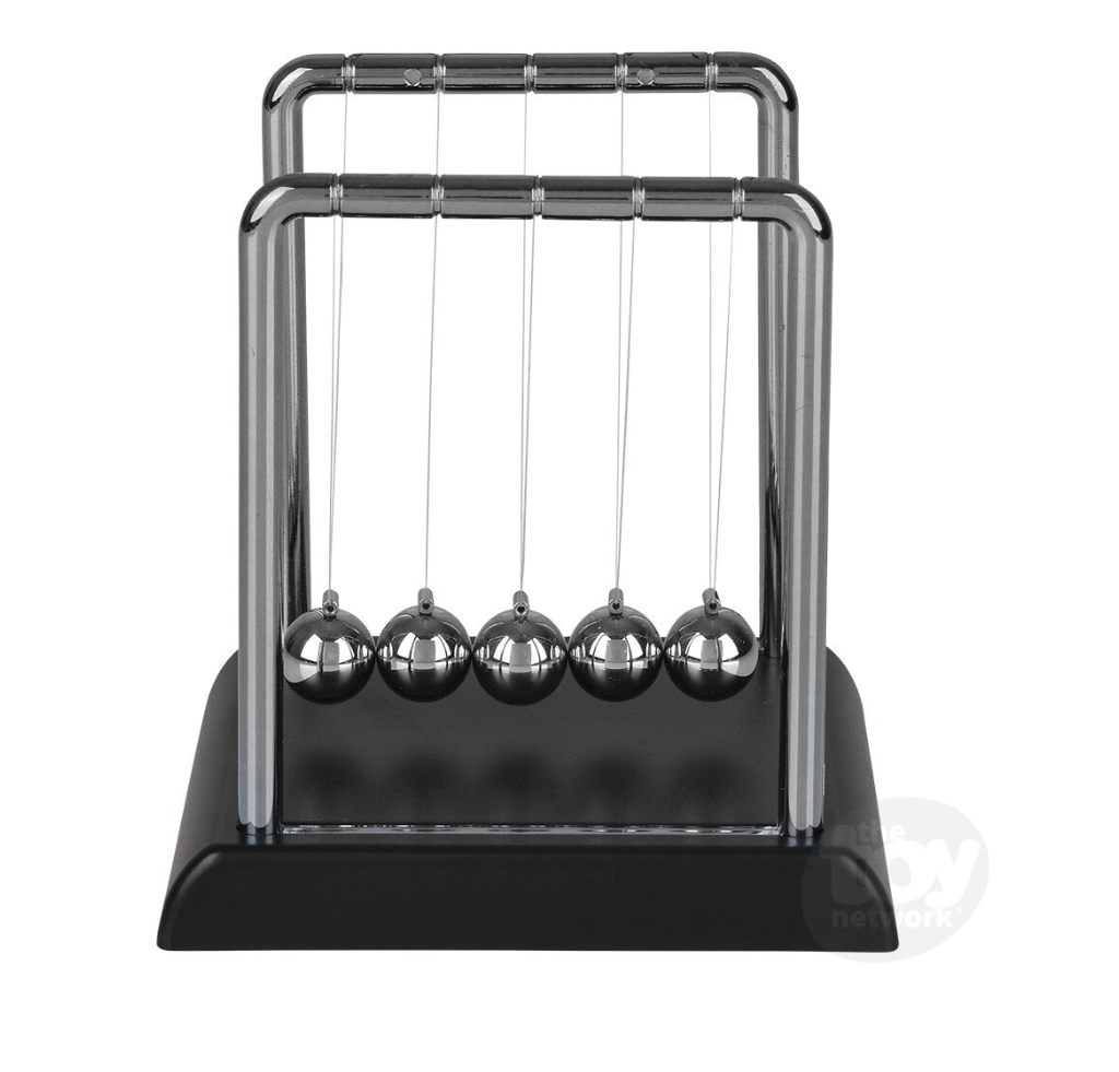 The Toy Network 4.25 Inch Newtons Cradle Desk Toy