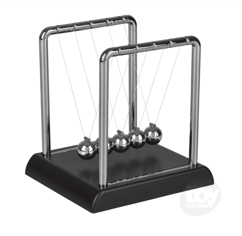 The Toy Network 4.25 Inch Newtons Cradle Desk Toy