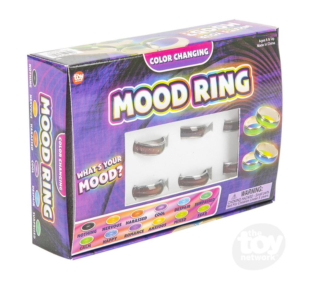 The Toy Network Mood Ring Bands 1 Piece Random Style