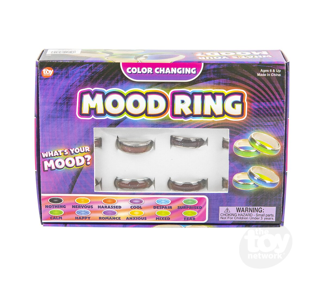 The Toy Network Mood Ring Bands 1 Piece Random Style
