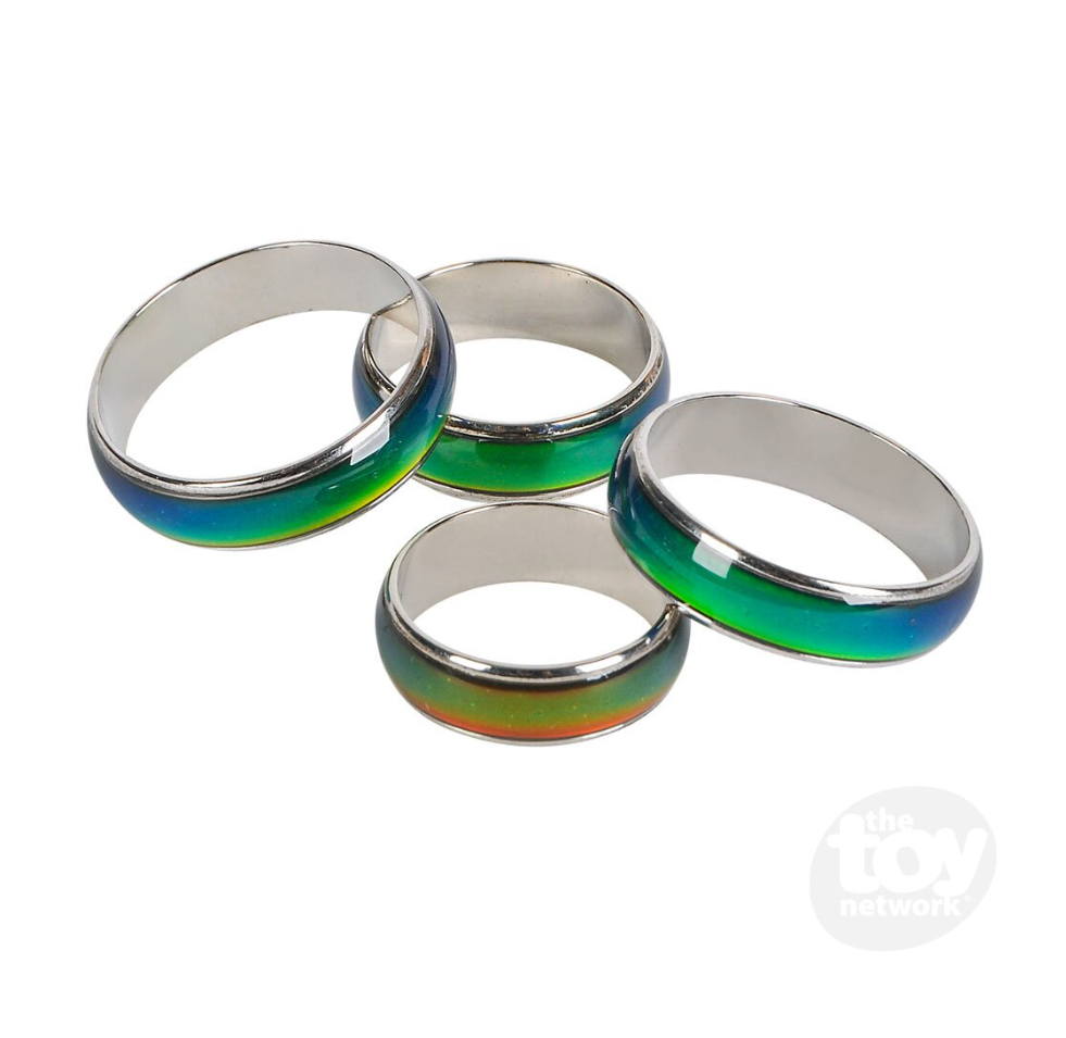 The Toy Network Mood Ring Bands 1 Piece Random Style