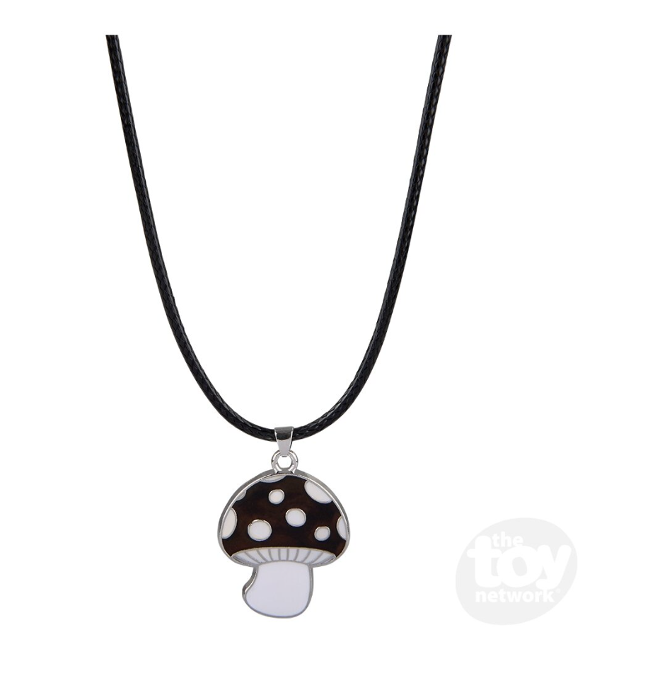 The Toy Network 18 Inch Mushroom Mood Necklace Color Changing Jewelry