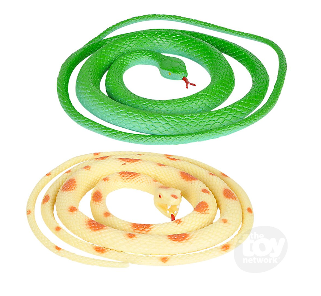 The Toy Network 36 Inch Vinyl Snake 1 Piece Random Color