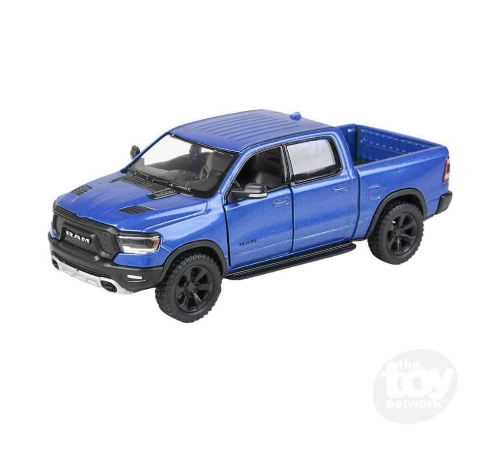 The Toy Network 5 Inch 2019 Dodge Ram 1500 Pull Back Truck Random Color