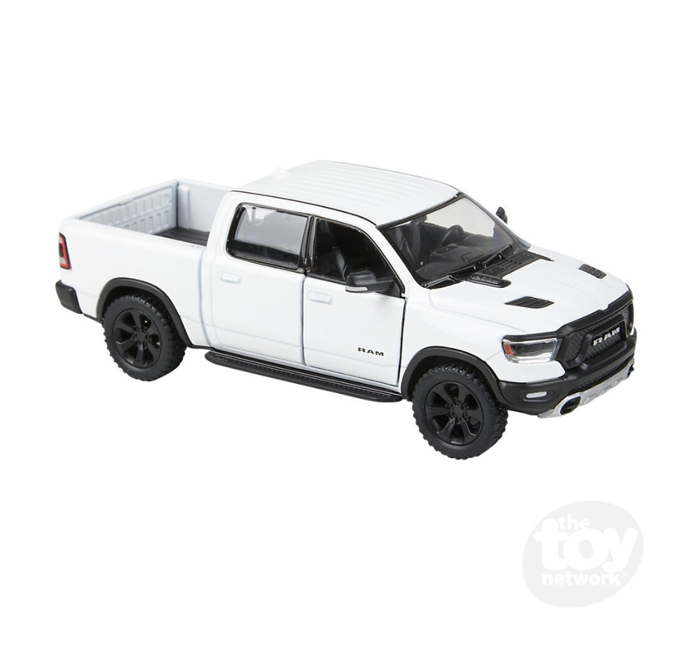 The Toy Network 5 Inch 2019 Dodge Ram 1500 Pull Back Truck Random Color