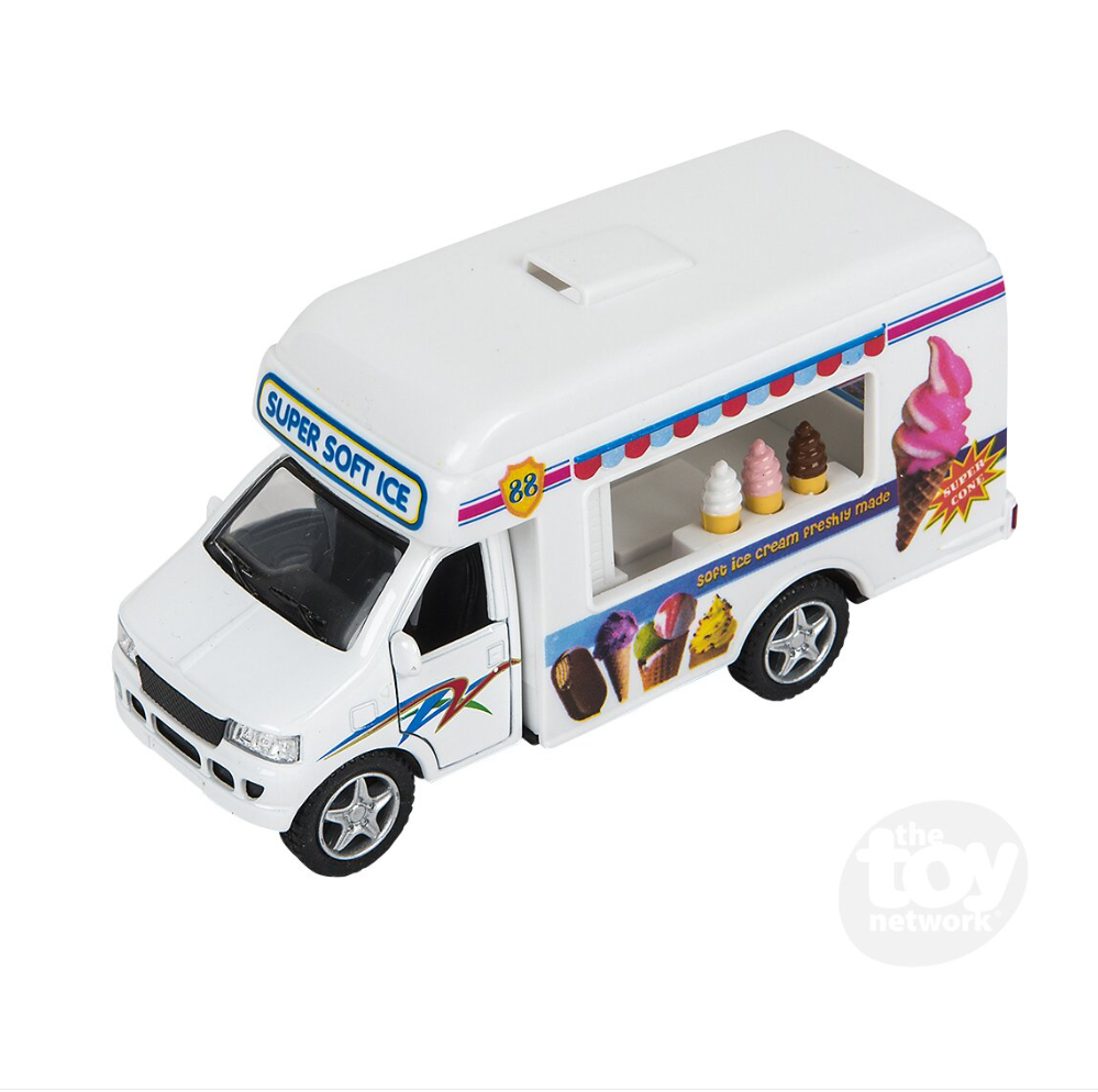 The Toy Network 5 Inch Die Cast Ice Cream Truck 1 Piece