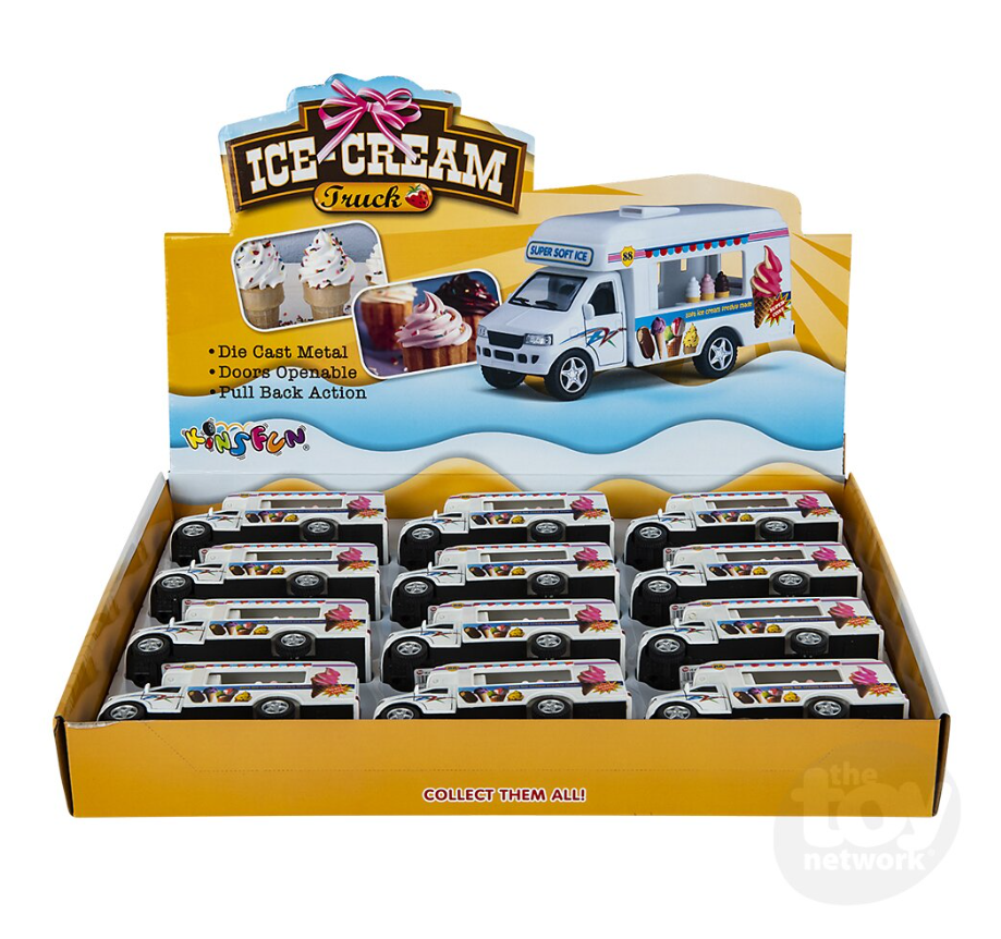 The Toy Network 5 Inch Die Cast Ice Cream Truck 1 Piece