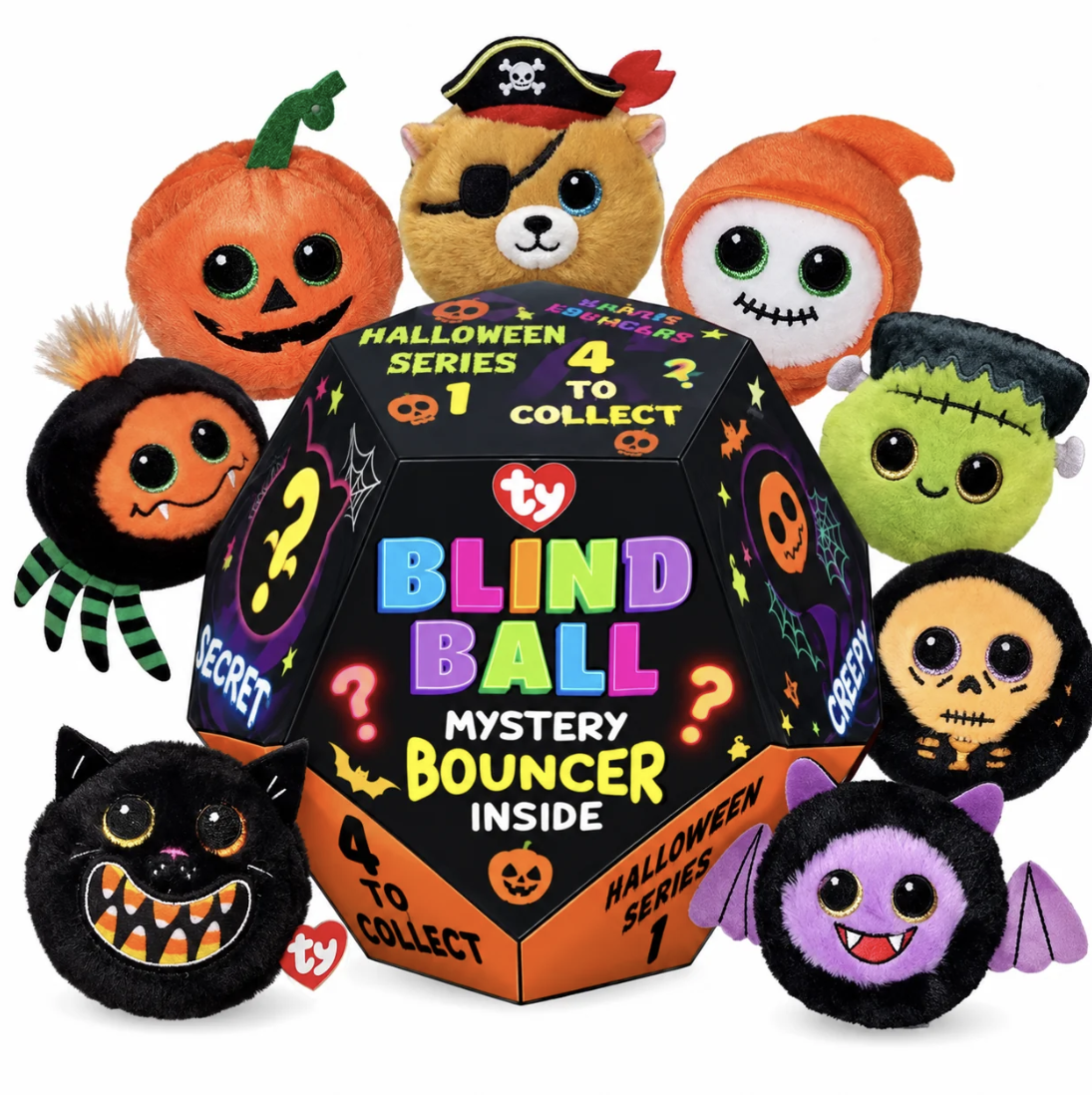 Ty Beanie Bouncers Halloween Mystery Blind Ball Plush Toy