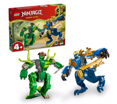 LEGO NINJAGO Jays Dragon Mech Fight 107 Piece Building Set 71853
