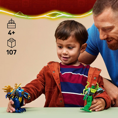 LEGO NINJAGO Jays Dragon Mech Fight 107 Piece Building Set 71853