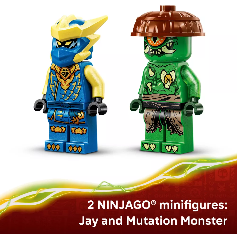 LEGO NINJAGO Jays Dragon Mech Fight 107 Piece Building Set 71853