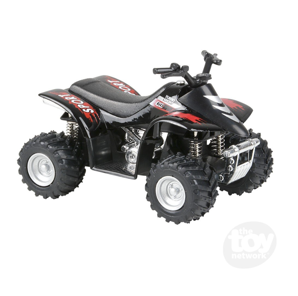 The Toy Network 3.75 Inch Die Cast Smart ATV 1 Piece Random Color