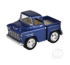 The Toy Network 2 Inch Die Cast Pull Back Mini Chevy Stepside 1 Piece Random Color