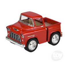 The Toy Network 2 Inch Die Cast Pull Back Mini Chevy Stepside 1 Piece Random Color
