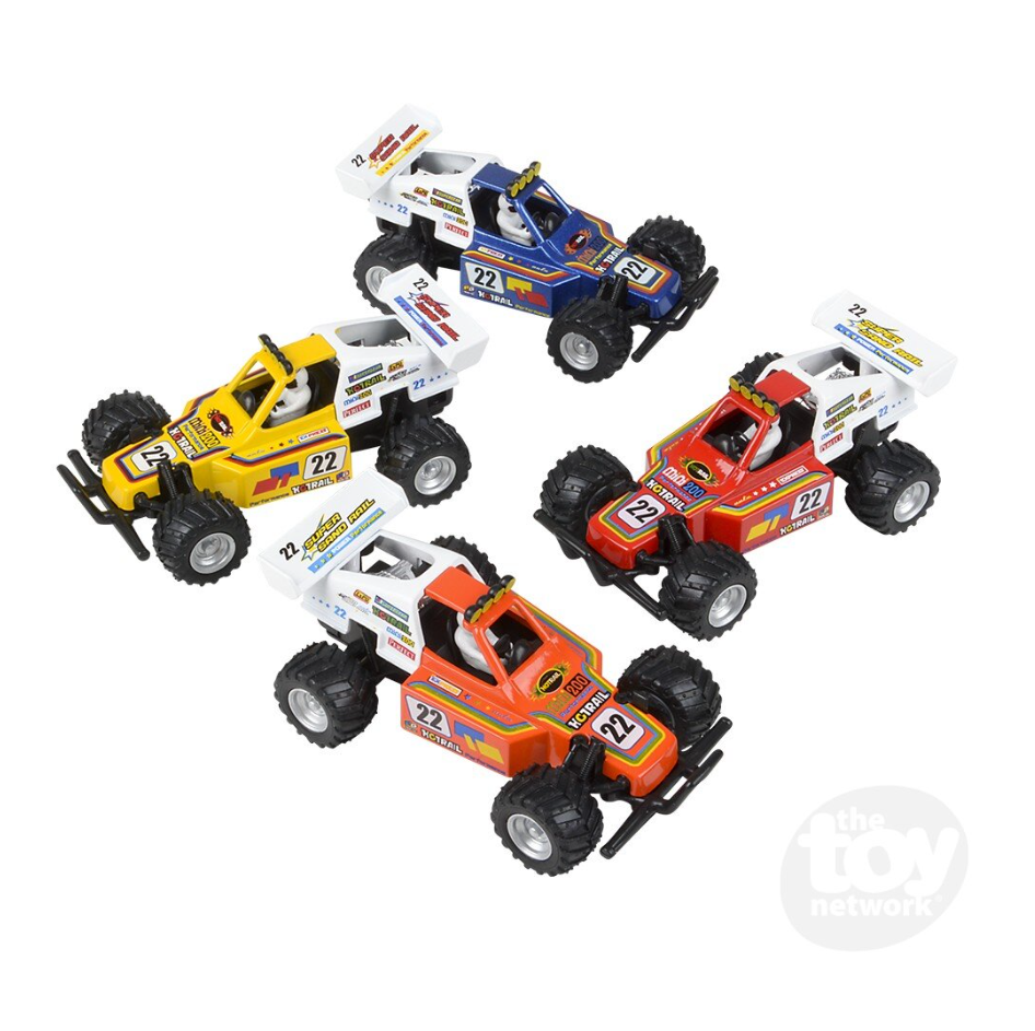 The Toy Network 5 Inch Die Cast Pull Back Turbo Buggy 1 Piece Random Color