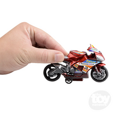 The Toy Network 4.25 Inch Pullback Motorcycle 1 Piece Random Color