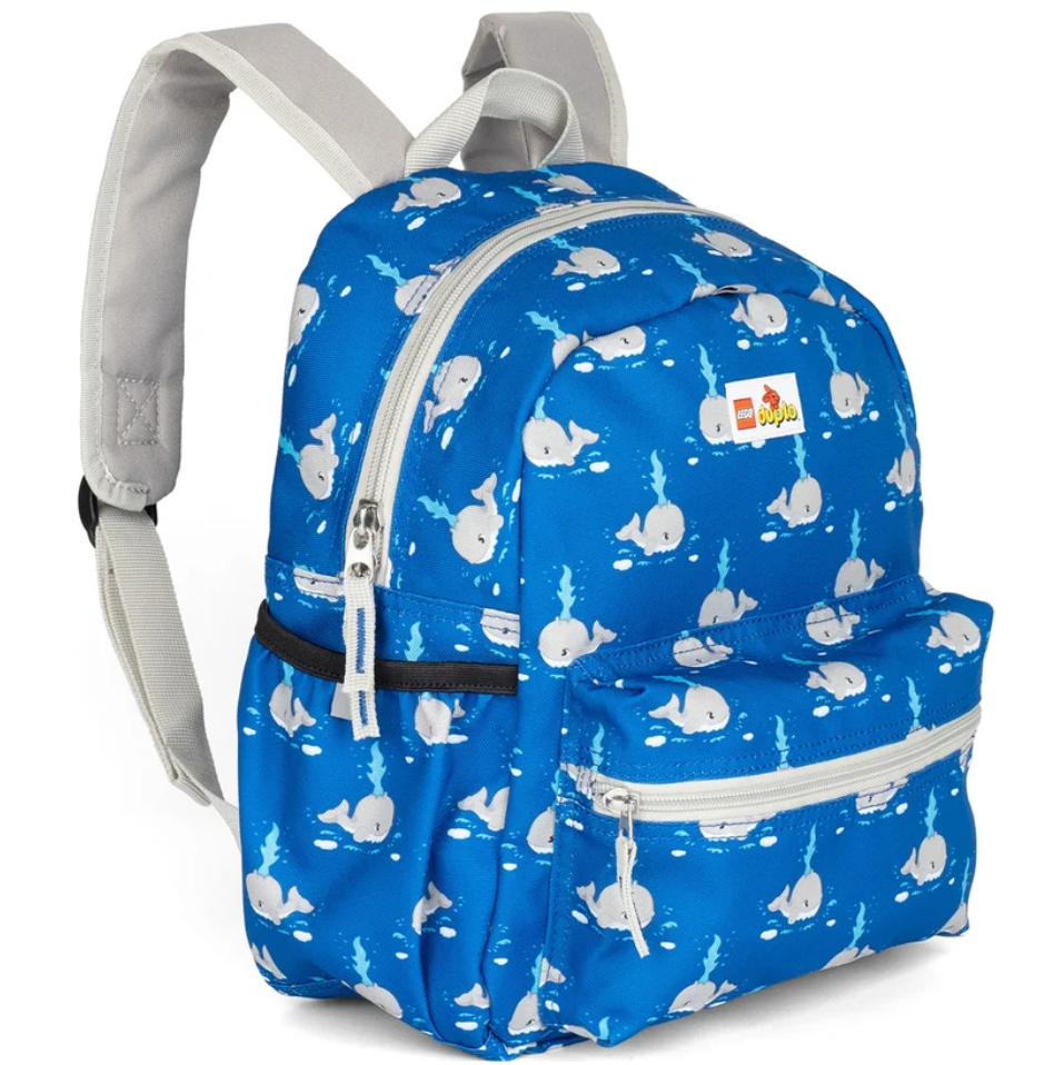 LEGO DUPLO Whale Print Preschool Kids Backpack
