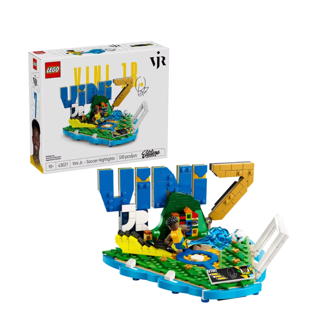 LEGO Editions Vini Jr Soccer Highlights 510 Piece Building Set 43027