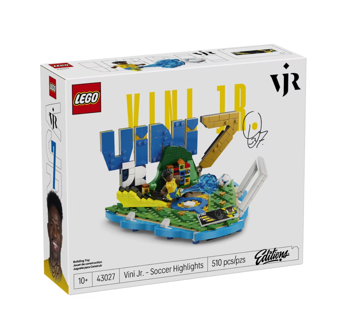 LEGO Editions Vini Jr Soccer Highlights 510 Piece Building Set 43027
