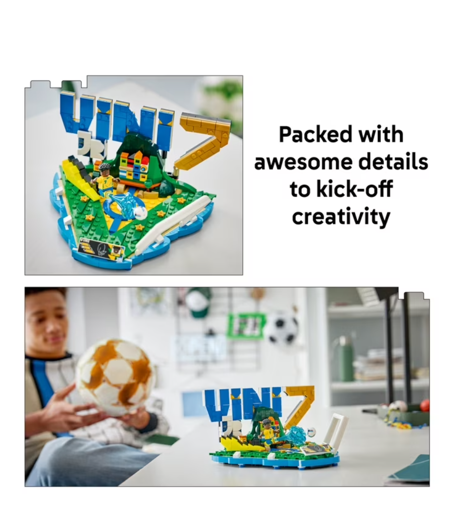 LEGO Editions Vini Jr Soccer Highlights 510 Piece Building Set 43027