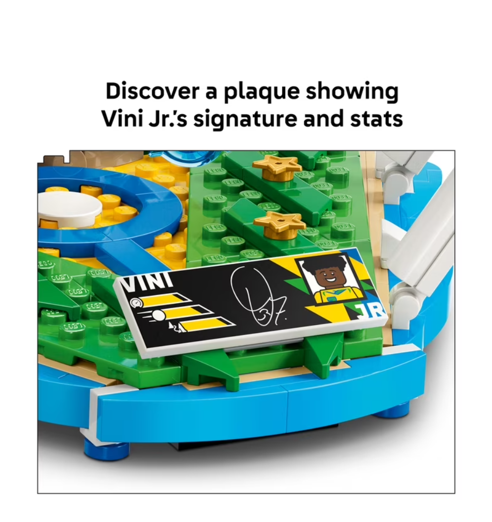 LEGO Editions Vini Jr Soccer Highlights 510 Piece Building Set 43027