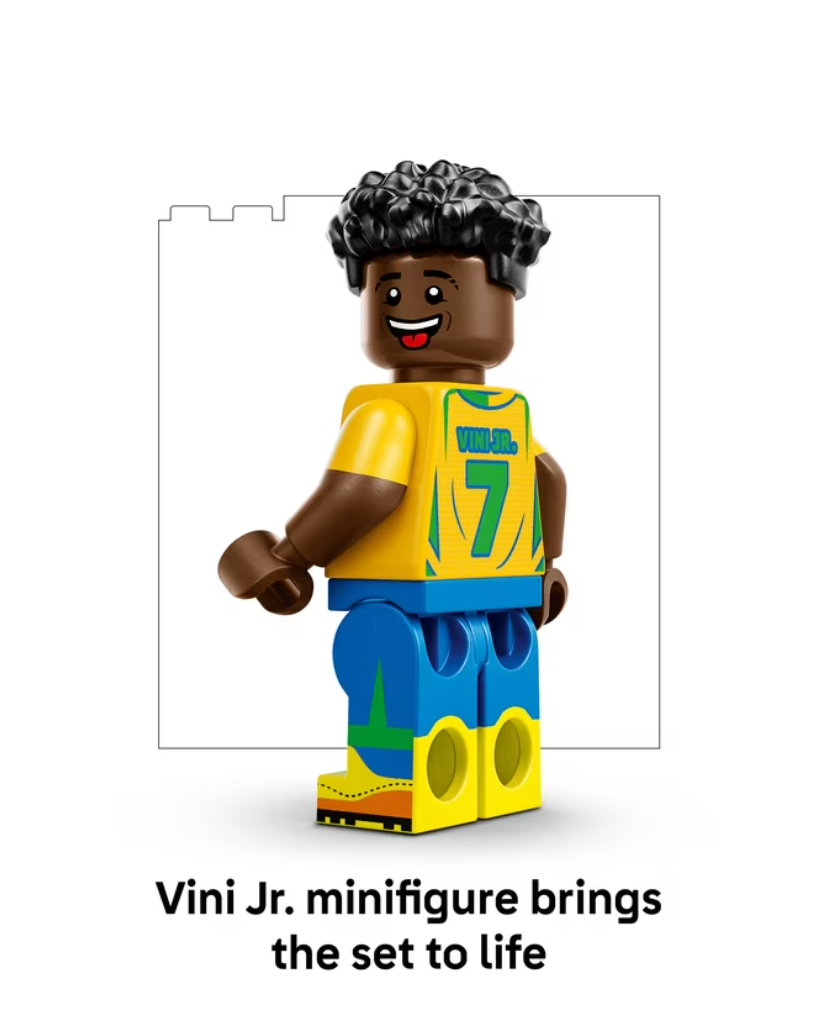 LEGO Editions Vini Jr Soccer Highlights 510 Piece Building Set 43027