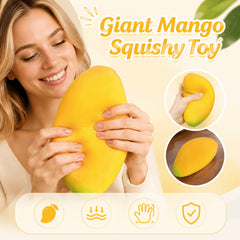 Jumbo Mango Squishy Slow Rising Sensory Stress Relief Toy