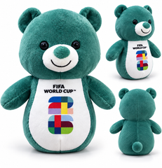 Jazwares FIFA World Cup 2026 10 Inch Colorful Bear Plush Toy