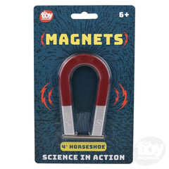 The Toy Network 4 Inch Metal Horseshoe Magnet Science Toy
