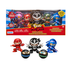 Fart Ninjas Farty Pack – 5 Action Ninja Figures with Launch & Sound Effects